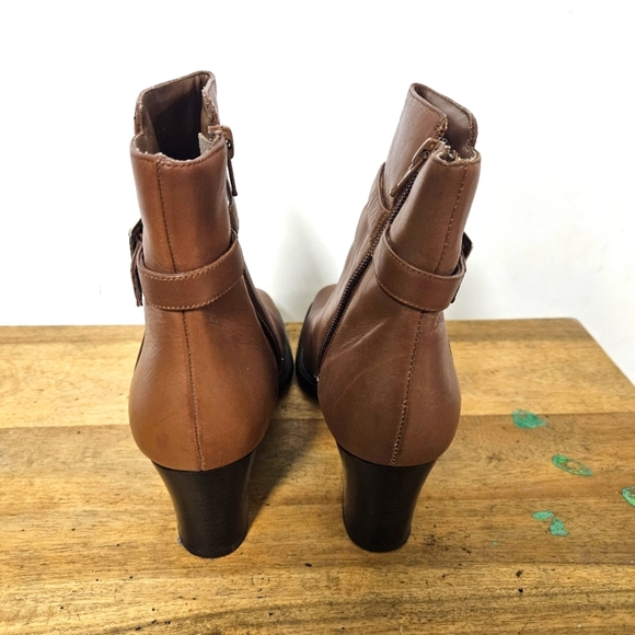 Karen Scott Women's Leather Ankle Boots Size 7.6 - Picture 12 of 16